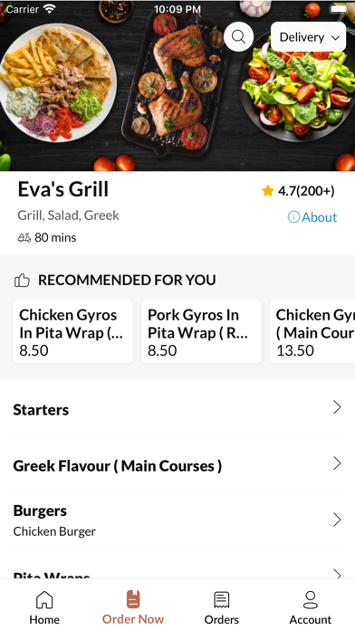 Evas Grill Screenshot
