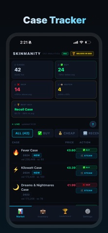 Skinmanity - CS2 Skin Tracker screenshot