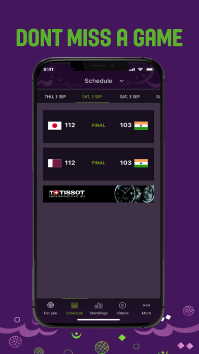 FIBA Asia Cup 2025 Screenshot
