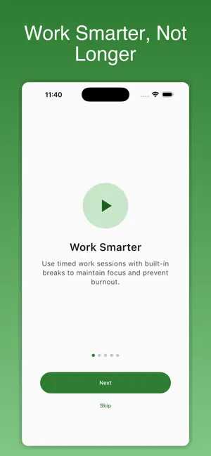 Healthy Desk Break Reminder screenshot 1