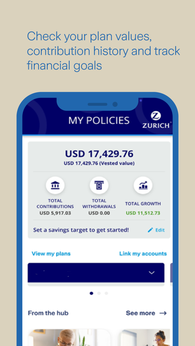 Zurich ZIO Members App Screenshot
