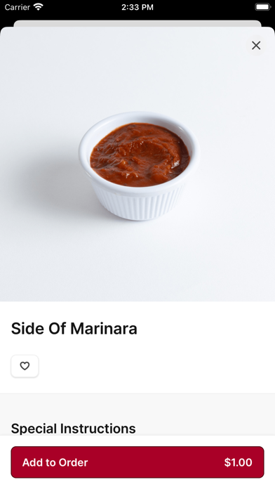 Ruszoni's Pizza iPhone screenshot 3 - Food & Drink app