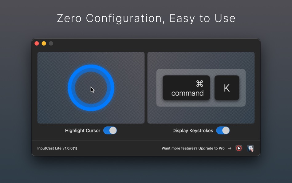 #1. InputCast Lite (macOS) 由: Schopenlaam LLC