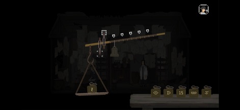 The Rewinder - Gli utenti si confrontano con un enigma ponderale, manipolando i pesi sulla bilancia per influenzare il destino e svelare i misteri della trama, immersi nell'estetica pixel art che ricorda la pittura a inchiostro.
