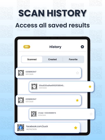 QR Code Reader—Barcode Scanner iPad screenshot
