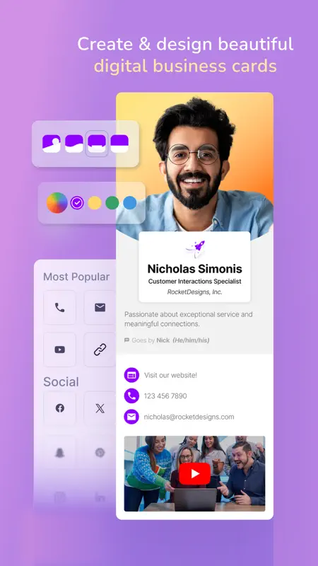 HiHello Carte de Visite screenshot 2 of 10