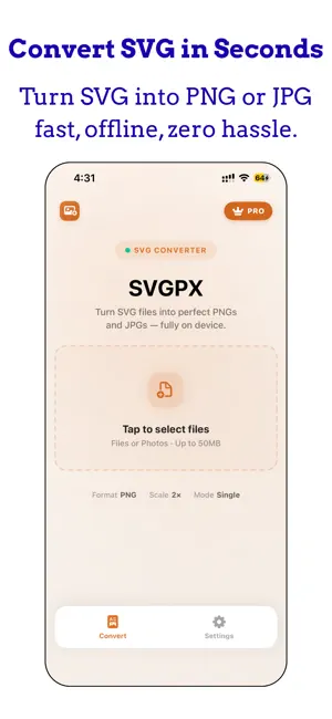 SVG to PNG & JPG: SVGPX screenshot 1