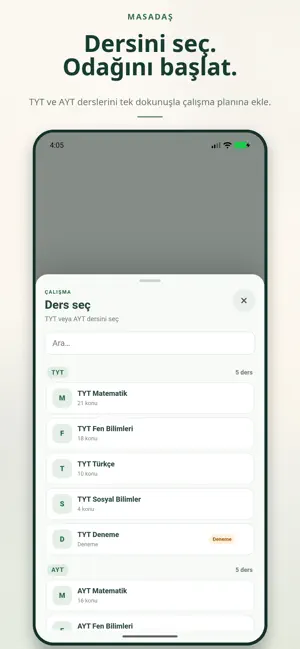 Masadaş | YKS Çalışma Sayacı screenshot 4