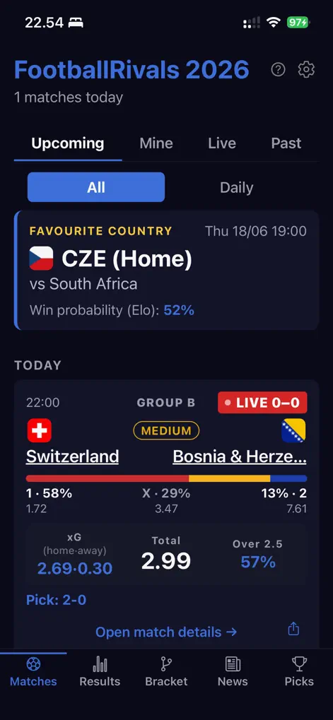 FootballRivals 2026 - Sports App | MWM