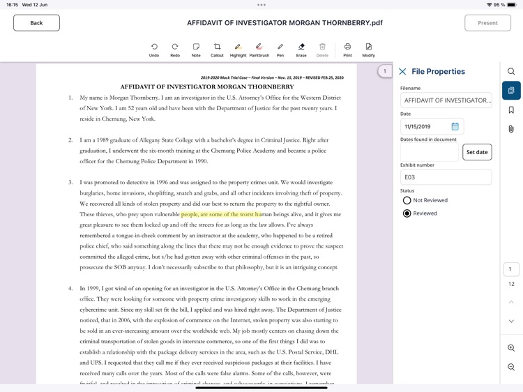 Case Crafter - Trial Presenter