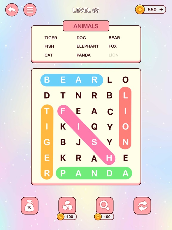 Word Search Puzzle Gamesのおすすめ画像1