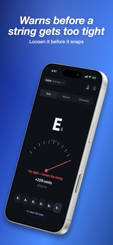 Tuner: Guitar, Ukulele & Bass screenshot 4