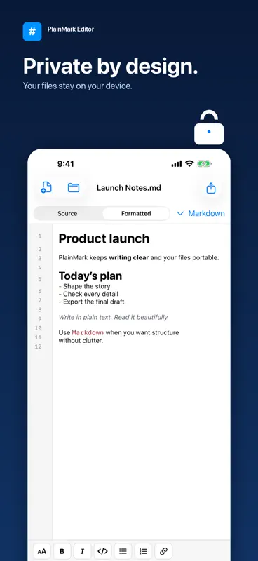 PlainMark Editor screenshot 6 of 6