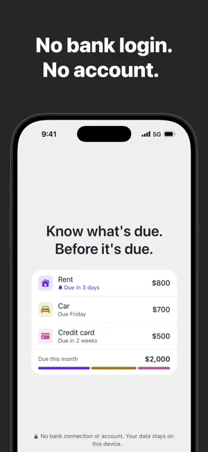 Bill Organizer: Billzo screenshot 4