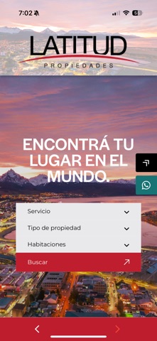 Latitud Propiedades screenshot