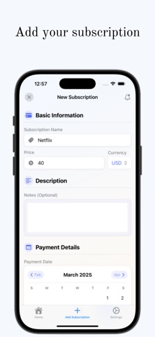 Manage Subscriptions & Bills Screenshot 2 of 3
