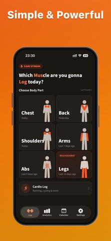 LogMus - Workout & Gym Log Screenshot 1 of 6