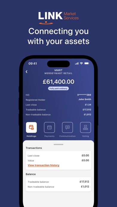 Investor Centre - MUFG CM Screenshot