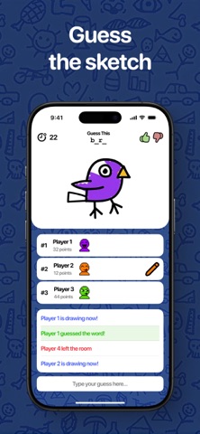 Guess the Drawing Skribbl iPhone screenshot