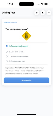 Indiana Driving Test Screenshot 6 of 10