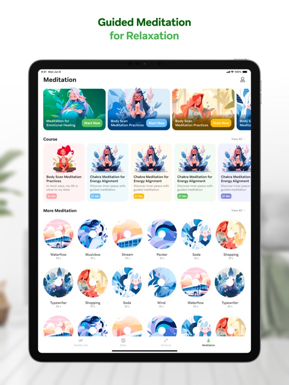 Wellbeing: Mental&Heart Health iPad screenshot 5 - Health & Fitness app