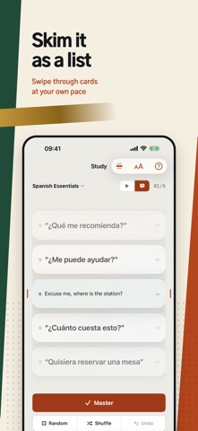 Cramcard iPhone screenshot
