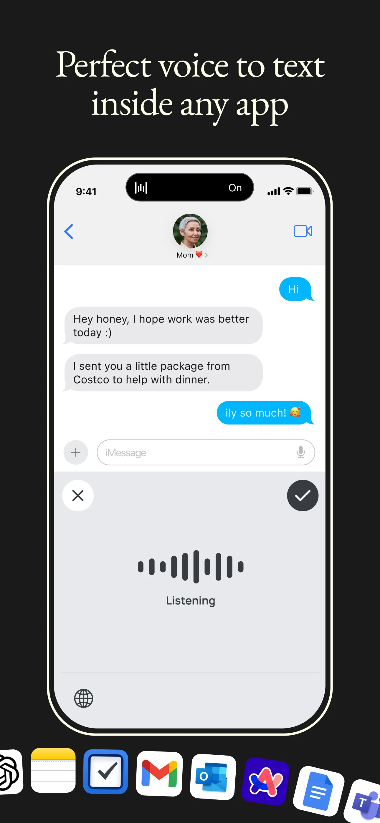 Wispr Flow: AI Voice Keyboard screenshot 1