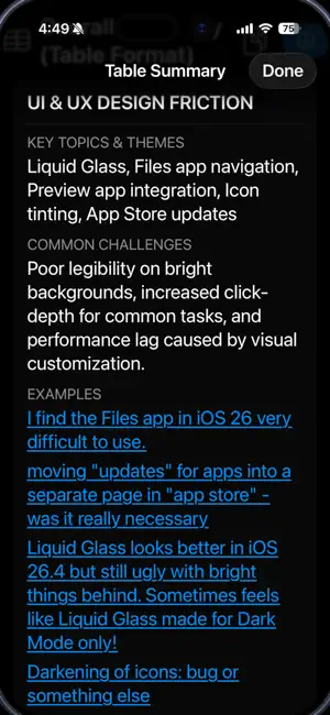 RedSum screenshot 3