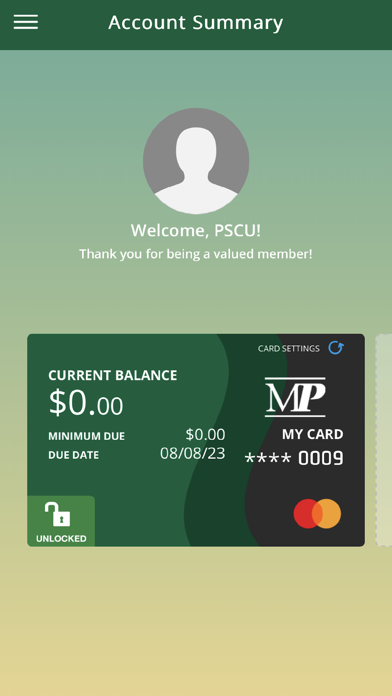 MPCreditCard Screenshot