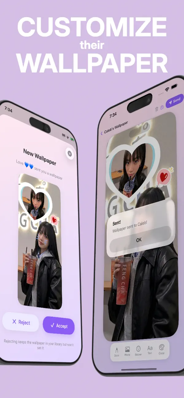 Screenshot #1 pour Orchid - Send Wallpapers