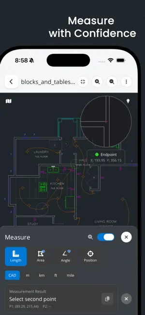 SnapCAD : DWG,DXF,STEP,STL,3MF screenshot 4