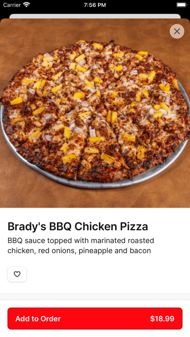 Screenshot 4 of Mark & Monica’s Pizza To Go App