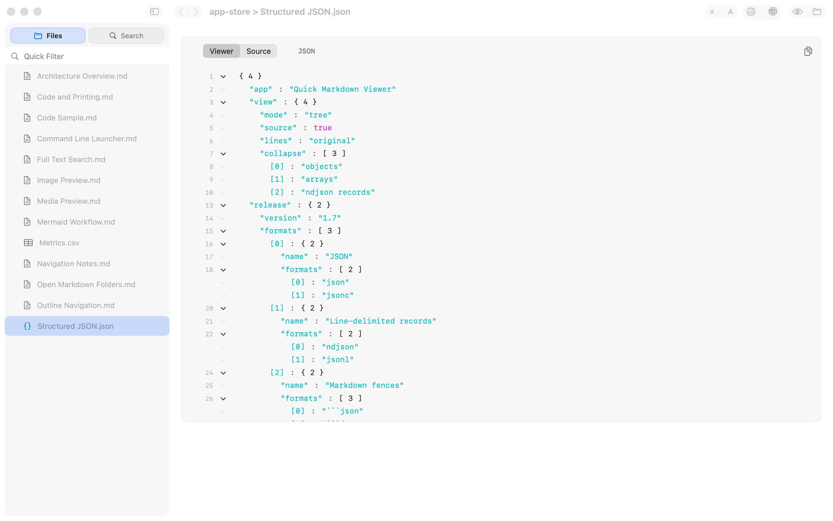 Quick Markdown Viewer