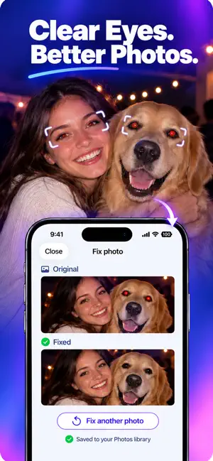 Red Eye Corrector: RedEyeX screenshot 2