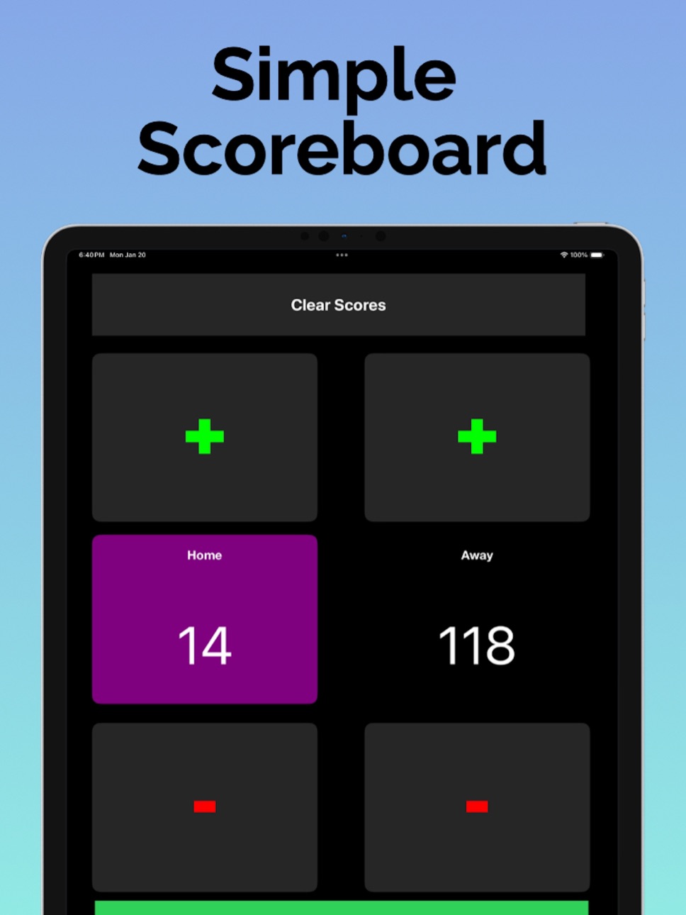 iPad screenshot