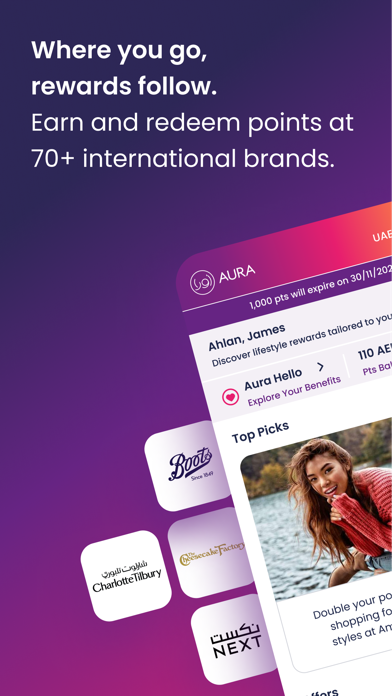 Aura MENA iPhone screenshot 1 - Lifestyle app
