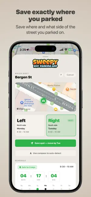 Sweepy: NYC Parking App screenshot 1