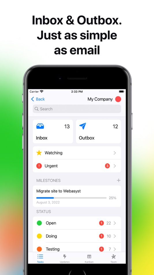 #3. Webasyst Task Tracker for Work (iOS) 由: Webasyst
