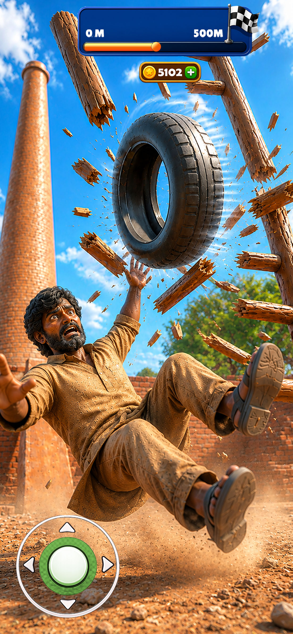 Ultimate Tire Launcher Game screenshot 2