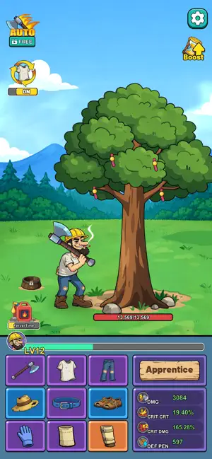 Timber Cutta Rushy screenshot 1