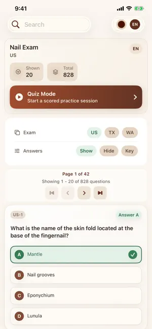 Nail Exam screenshot 2