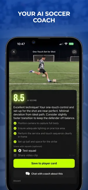 Real 90: Your AI Soccer Coach screenshot 1