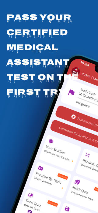 CCMA Practice Test 2025 Screenshot 1 of 9