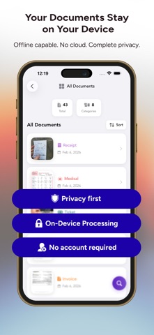 sort & find documents: DocSort Screenshot 4 of 4