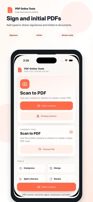 PDF Online Tools screenshot 2