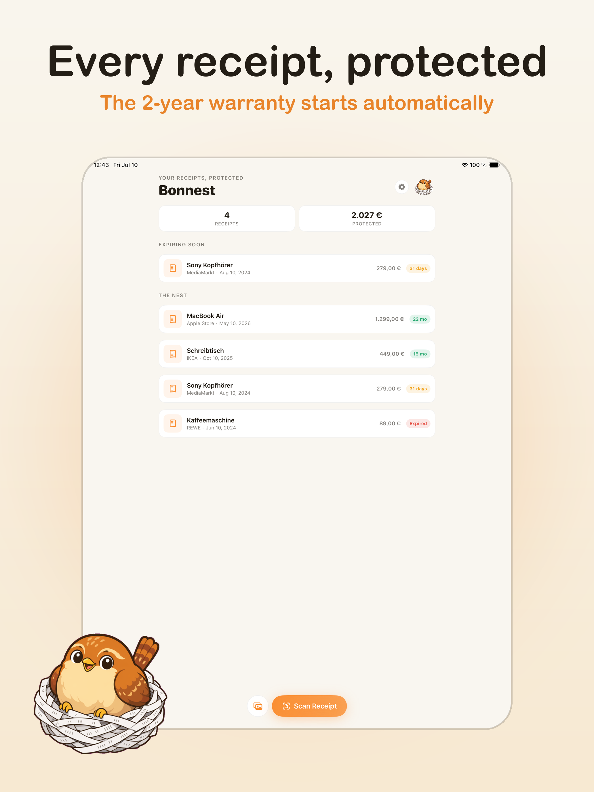 Bonnest: Warranty Keeper screenshot 6