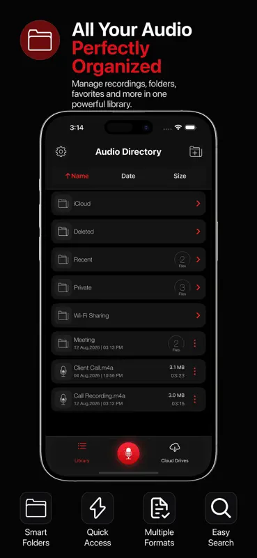 Voice Memos Recorder Plus Pro screenshot 4 of 5