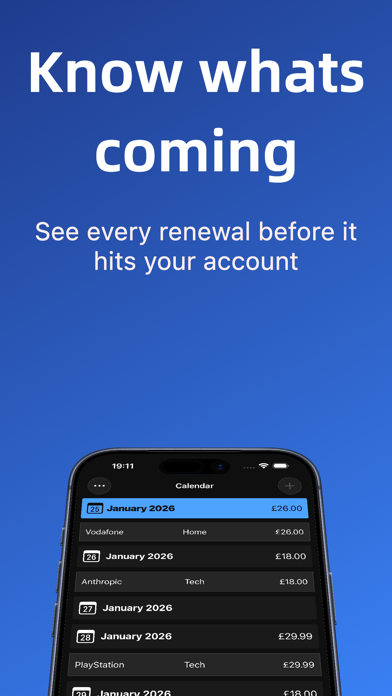 Subscription Manager - Sublime Screenshot 1 of 4