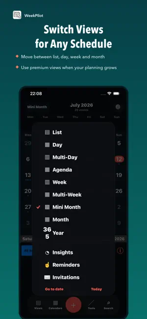 WeekPilot screenshot 3