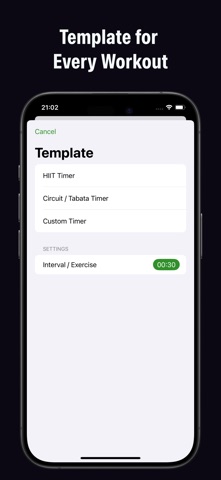 Intervals: HIIT & Tabata Timer Screenshot 6 of 8